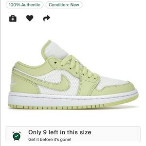 Jordan 1 Low Limelight